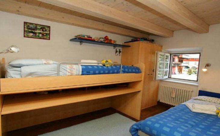 Chalet Antico, Livigno, Bunk Bedroom